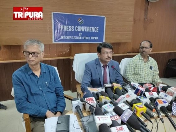 Tension High ahead of Tripura Poll Result Day: Tripura Election Dept will Organize Peace Meeting on 27th, 28th with Appeals of Peace Tension High ahead of Tripura Poll Result Day: Tripura Election Dept will Organize Peace Meeting on 27th, 28th with Appeals of Peace